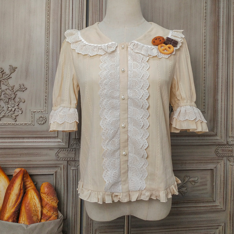 Chocolate Daily Sweet and Lovely Lolita Short Sleeve Shirt