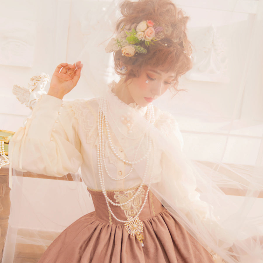 Elizabeth Elegant and Vintage Lolita Long Sleeve Shirt