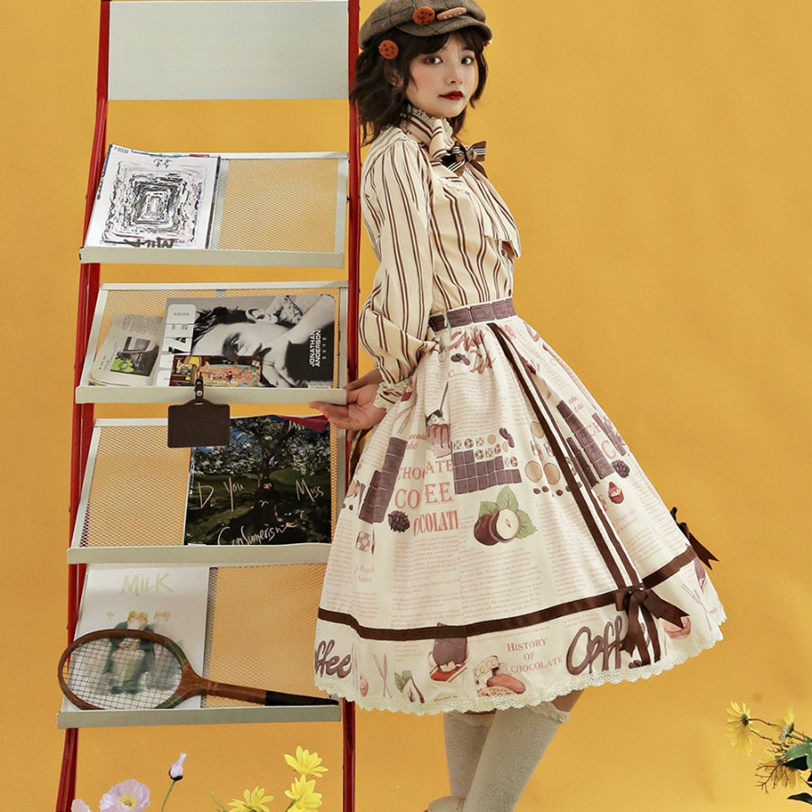 Chocolate Daily Sweet Lolita Medium Skirt