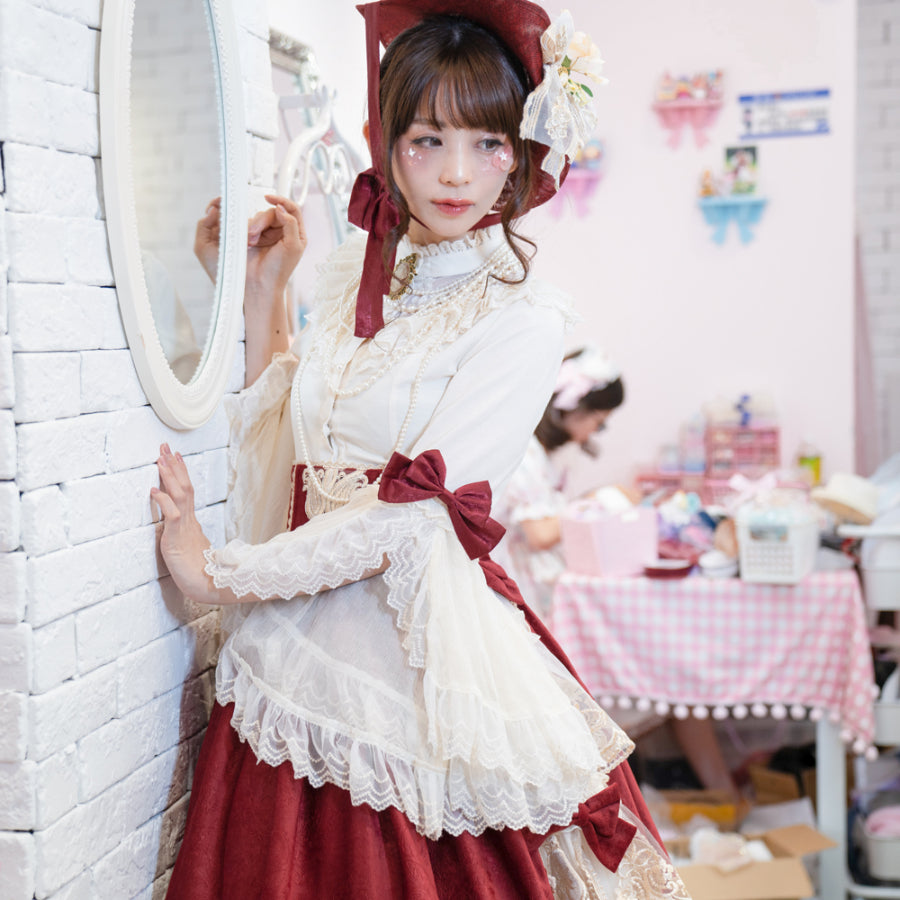 Elizabeth Elegant and Vintage Lolita Long Sleeve Shirt