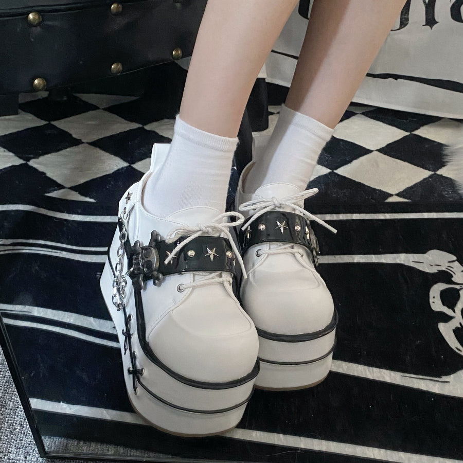 Original Cool Lolita Round Toe Thick Soled Shoes S22645