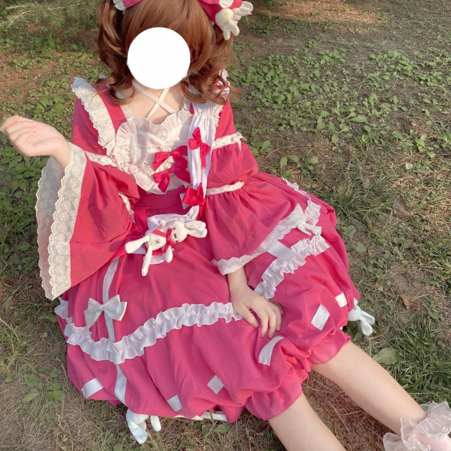 Sweet and Lovely Lolita Long-sleeved Dress