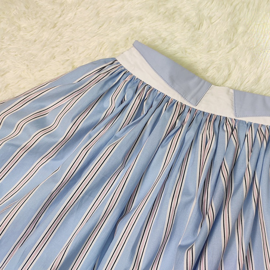 Summer Stripe Sailor Top and Skirt