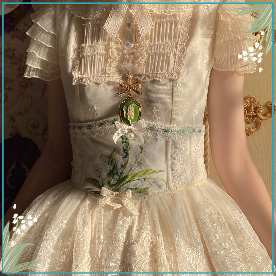 Lily of The Valley Elegant Lolita Corset