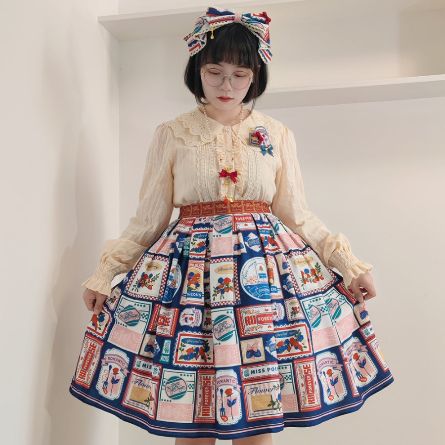 American Style Vintage Daily Lolita Skirt