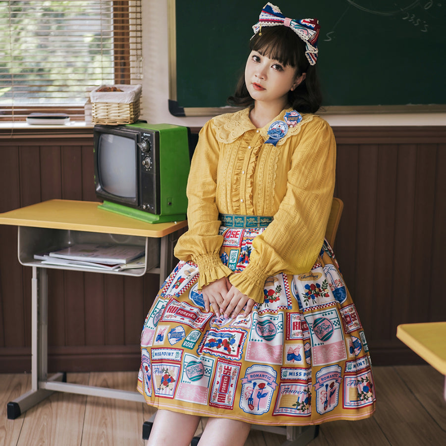 American Style Vintage Daily Lolita Skirt