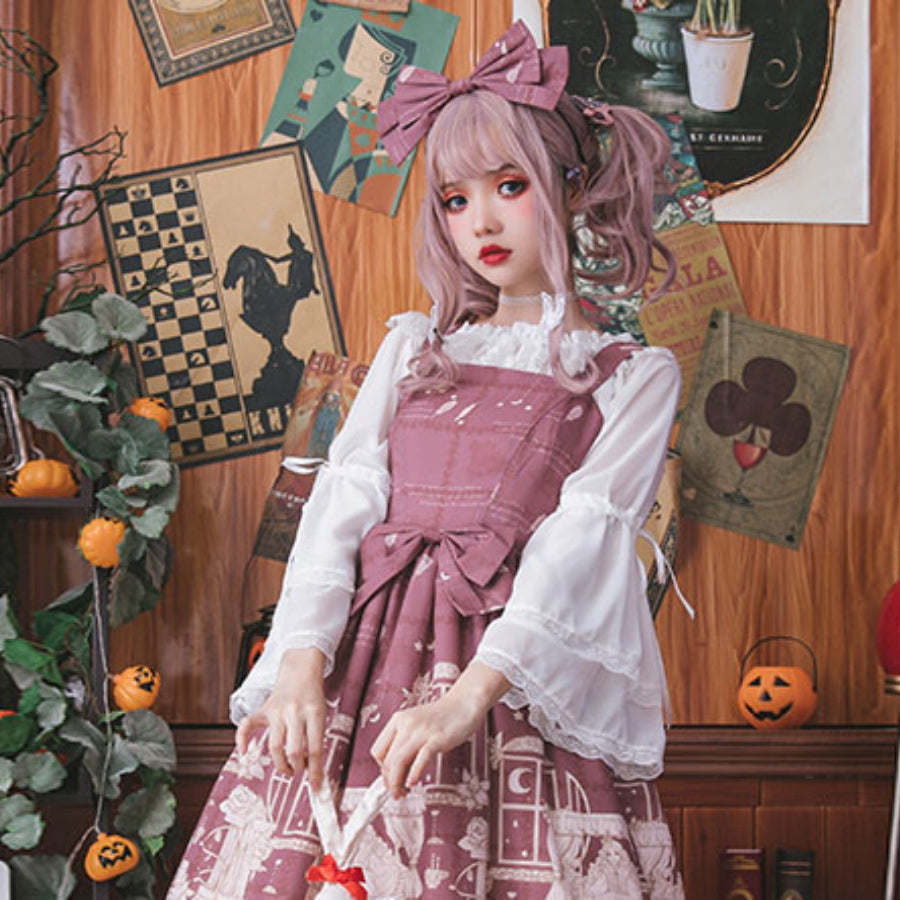 Chiffon Off Shoulder Lolita Long Sleeve Primer Shirt