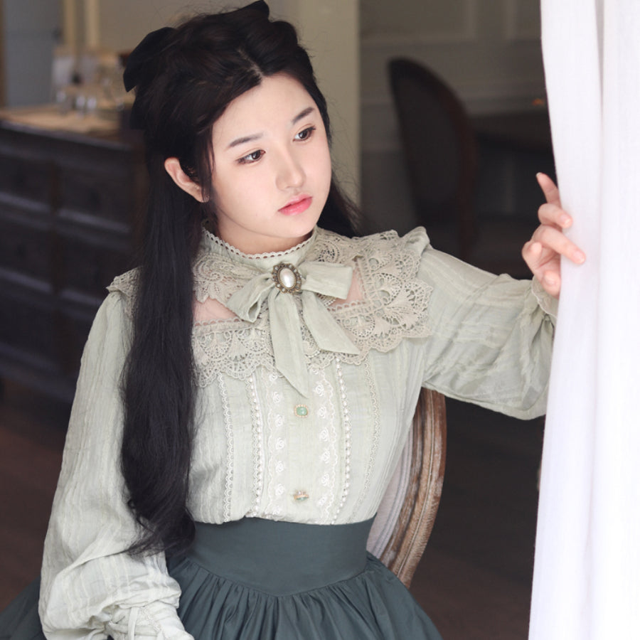 Daily Elegant Vintage Lolita Skirt and Shirt