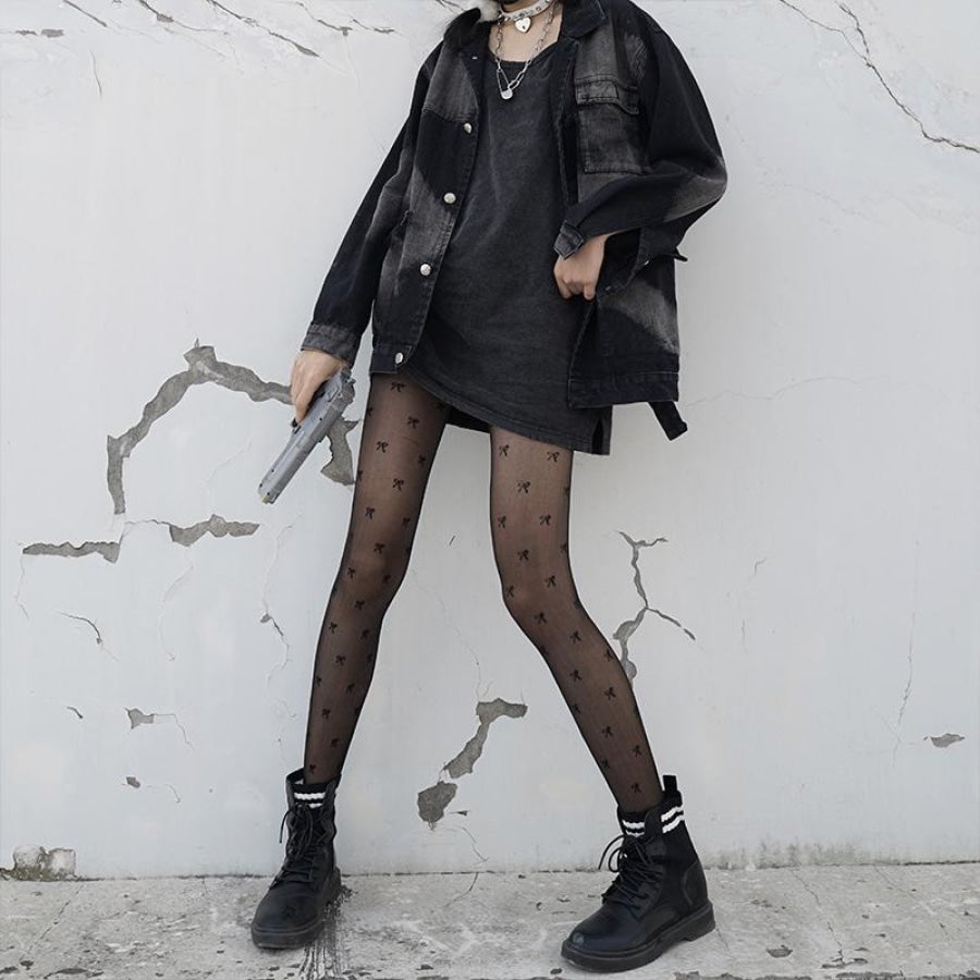  dPois Women's Shiny Metallic Over Knee Leg Stockings Elastic  Socks Tights Costume Black One Size : Clothing, Shoes & Jewelry