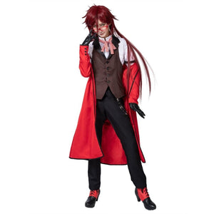 Black Butler Grell Sutcliff Cosplay Costume Mp003219 Xs / Us Warehouse (Us Clients Available)