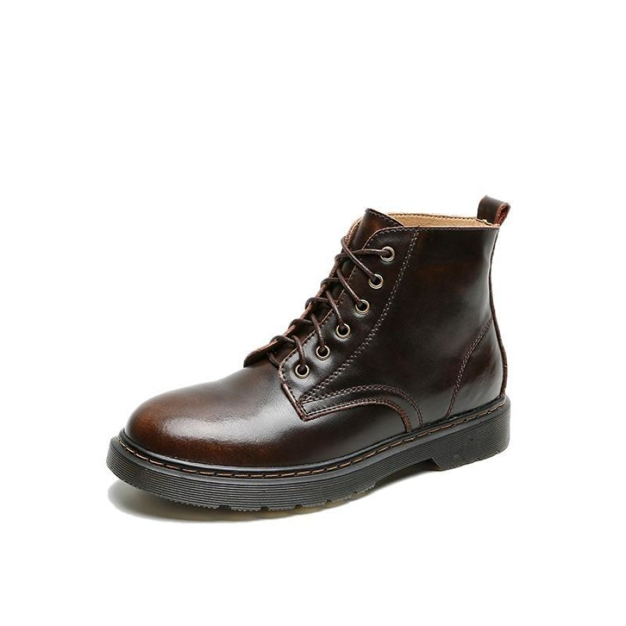 British style sale leather martin boots