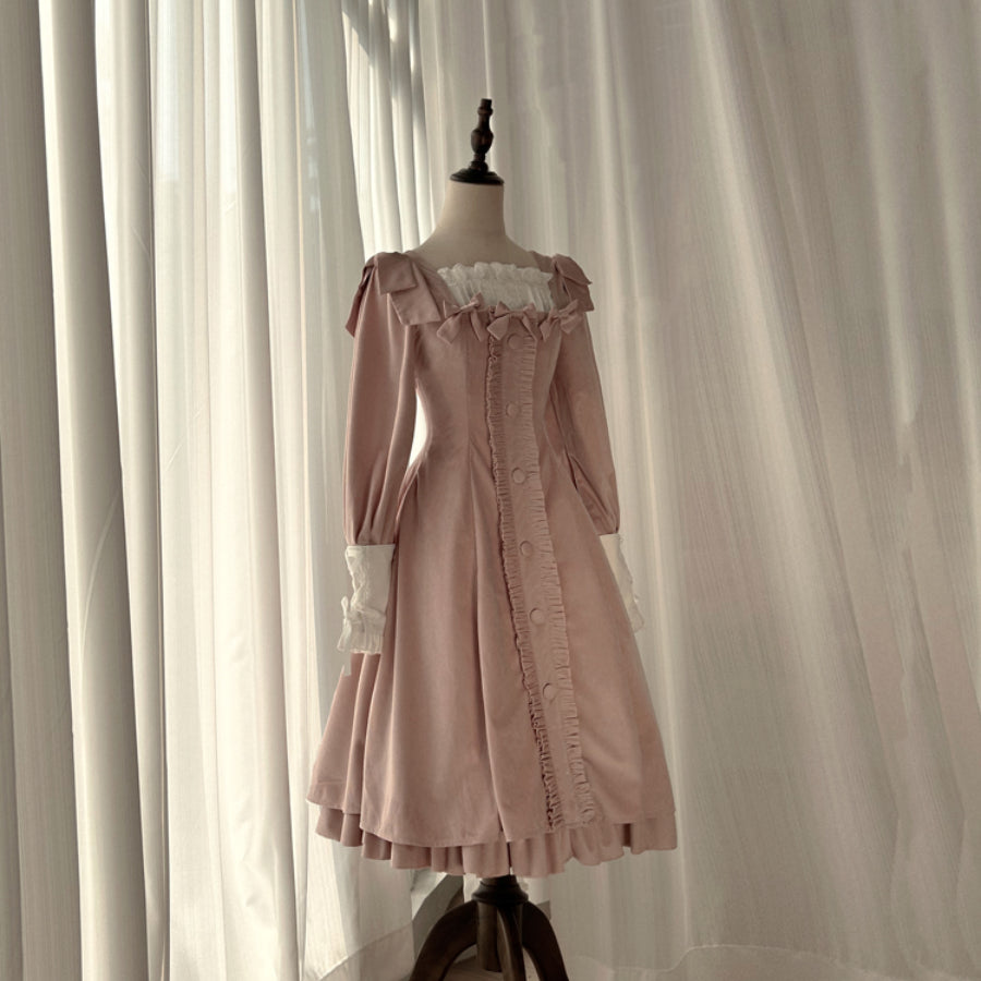 Lovely Elegant Lolita Large Size Slim Dress