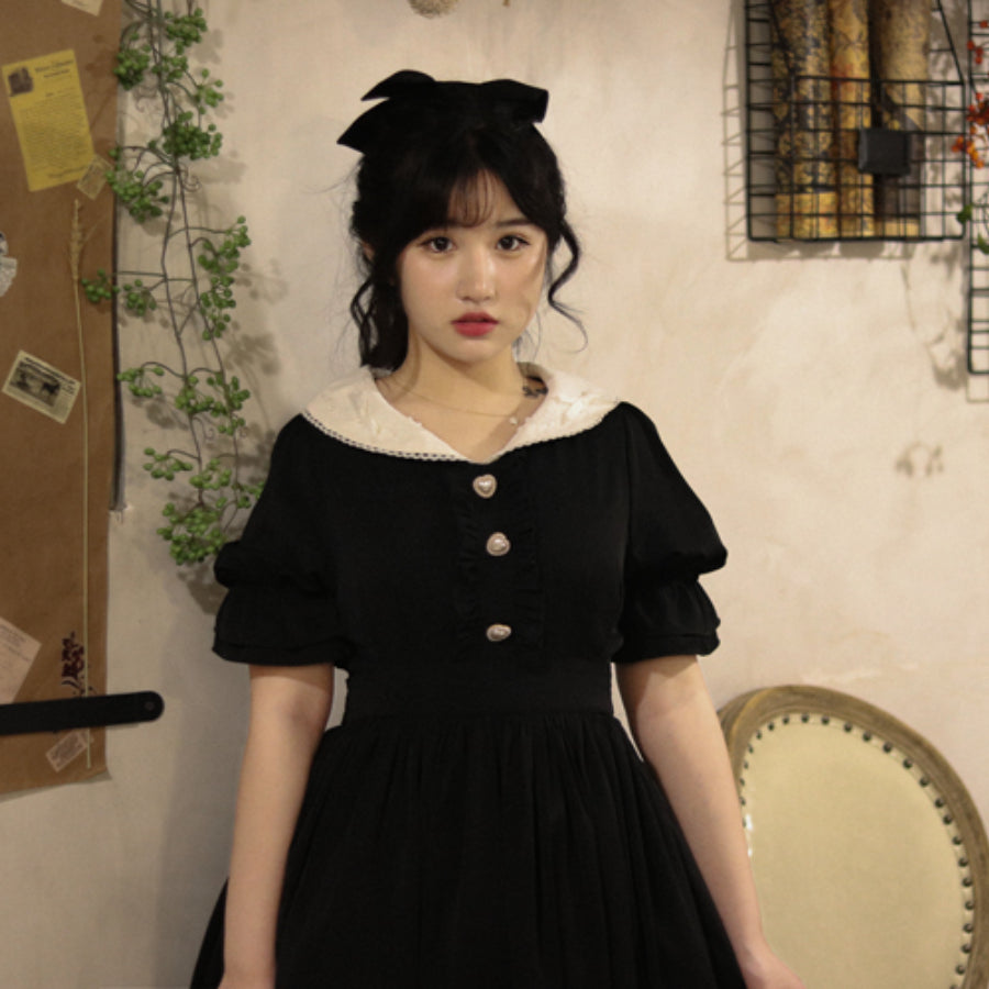 Elegant and Vintage Lolita Slim Dress