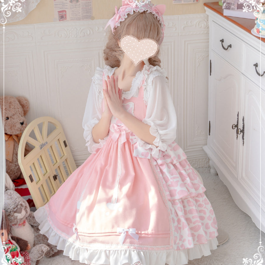 Daily Lovely Cat Paw Lolita Jumper Skirt