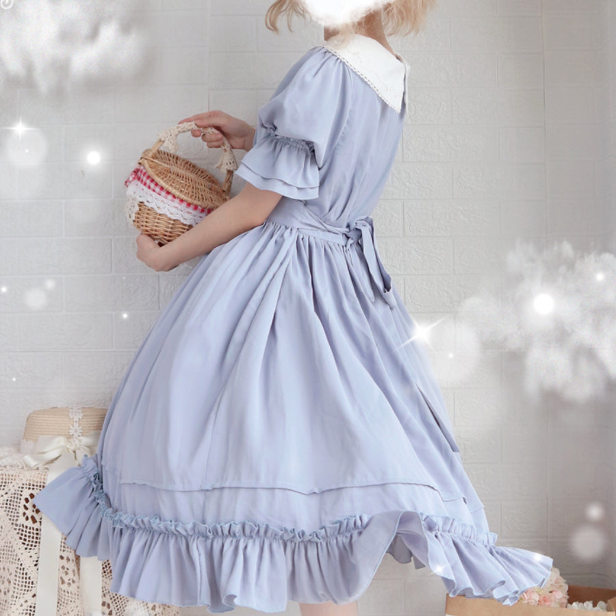 Elegant and Vintage Lolita Slim Dress