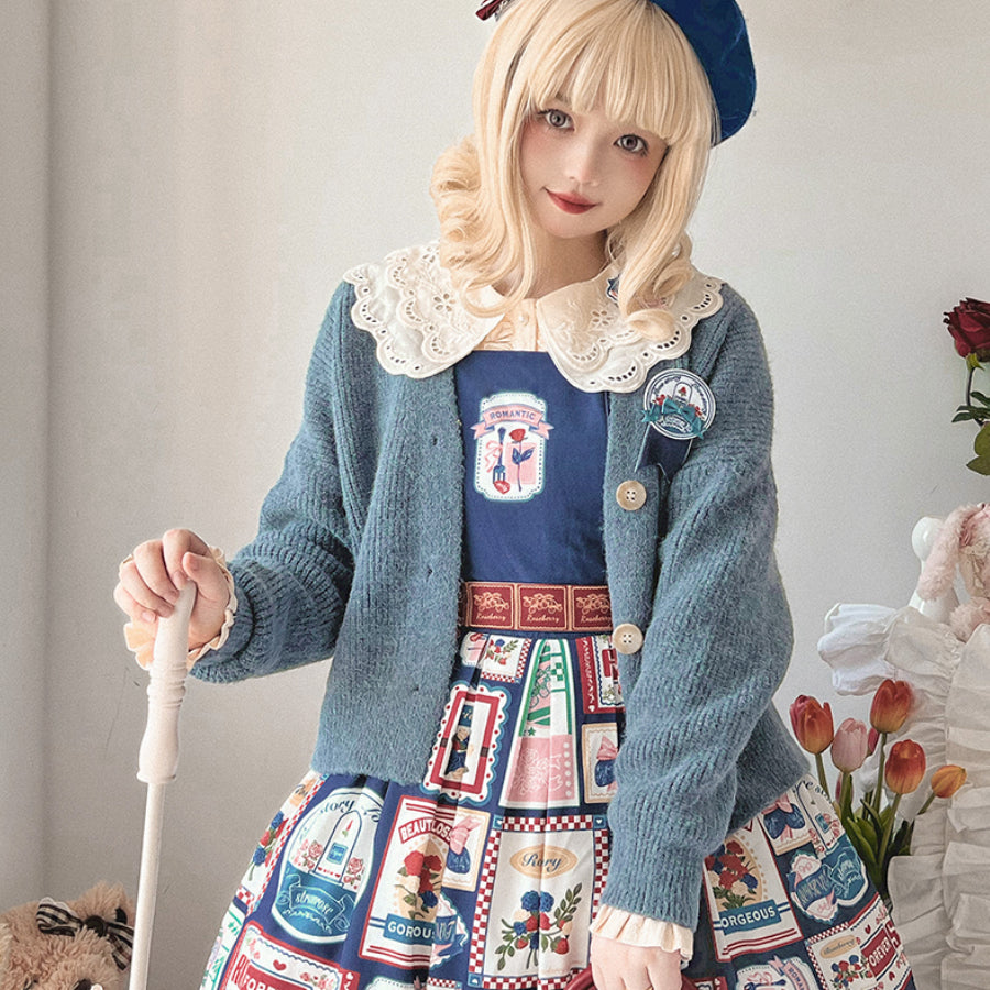 Autumn Winter Vintage Daily Lolita Sweater Coat