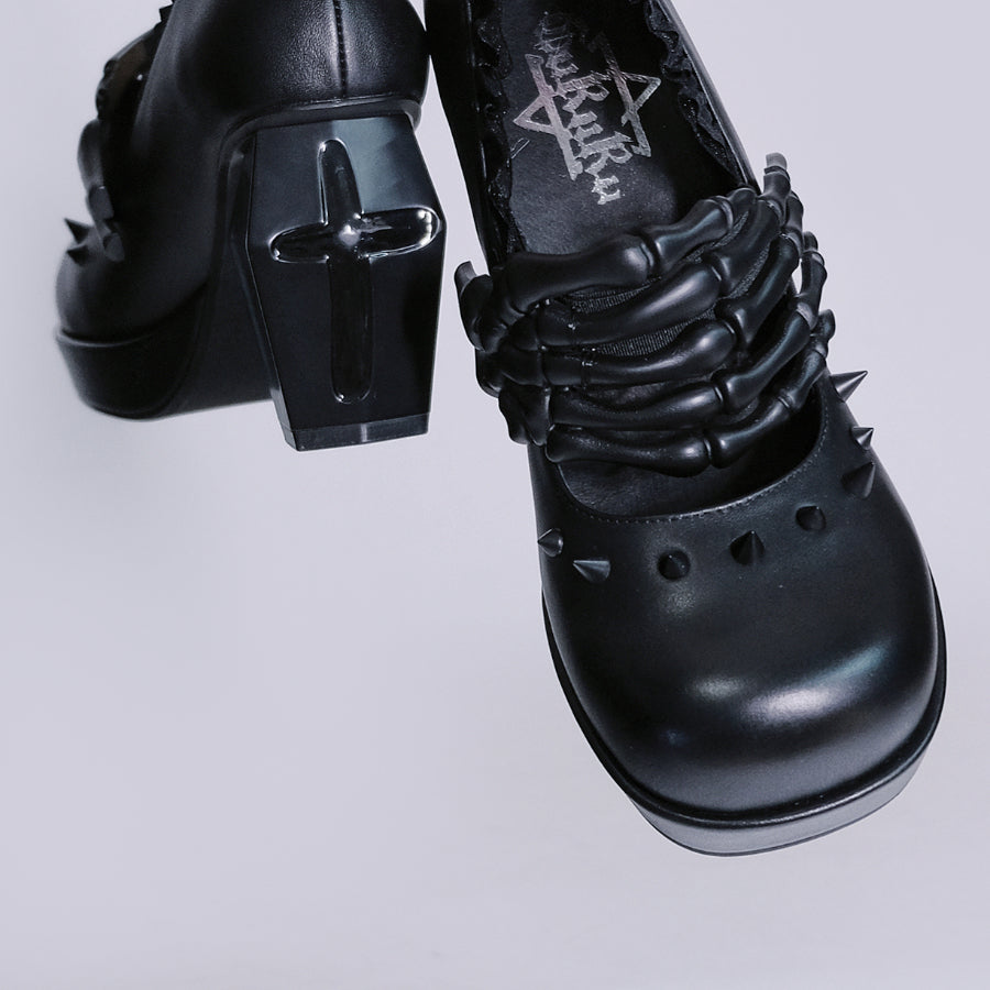 Original Skull Design Lolita High Heel Shoes