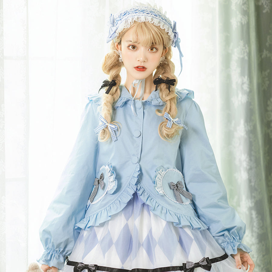 New Style Sweet and Lovely Lolita Short Hood Coat