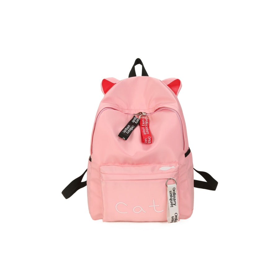 Cute Rabbit Ear Rucksack Large Student Bag Girl Canvas School Backpack |  Fashion Backpacks | Fashion Bags- ByGoods.Com