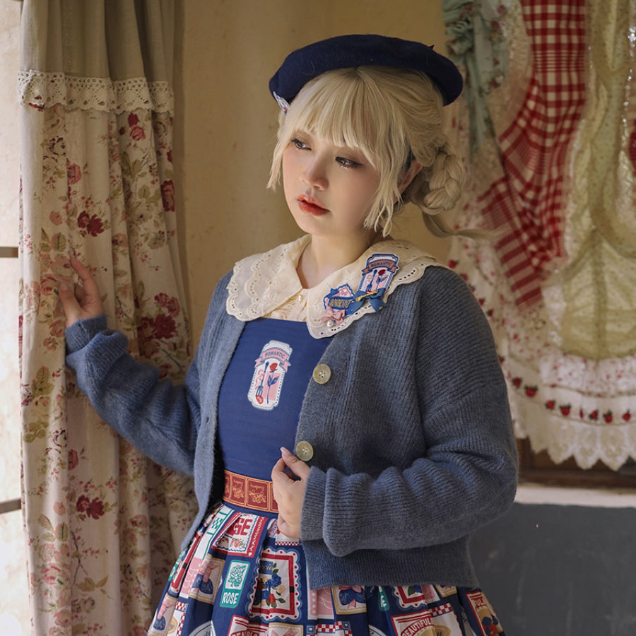 Autumn Winter Vintage Daily Lolita Sweater Coat