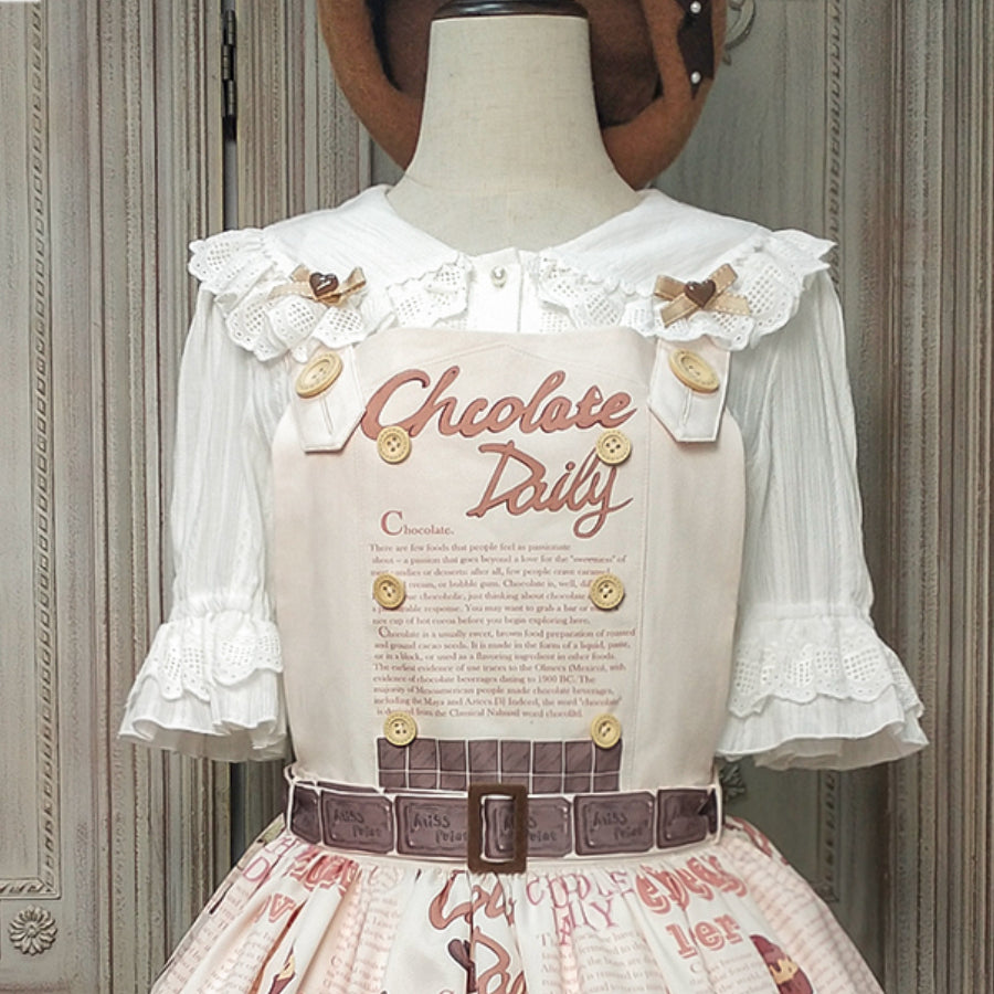 Chocolate Daily Sweet and Lovely Lolita Short Sleeve Shirt