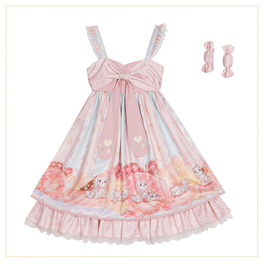 Sweet Daily Lolita Princess Jumper Skirt Sets