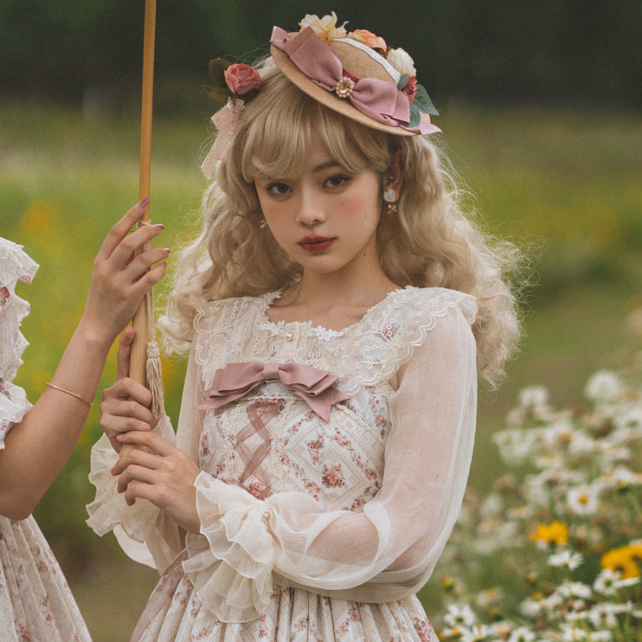 Elegant and Vintage Lolita Smock