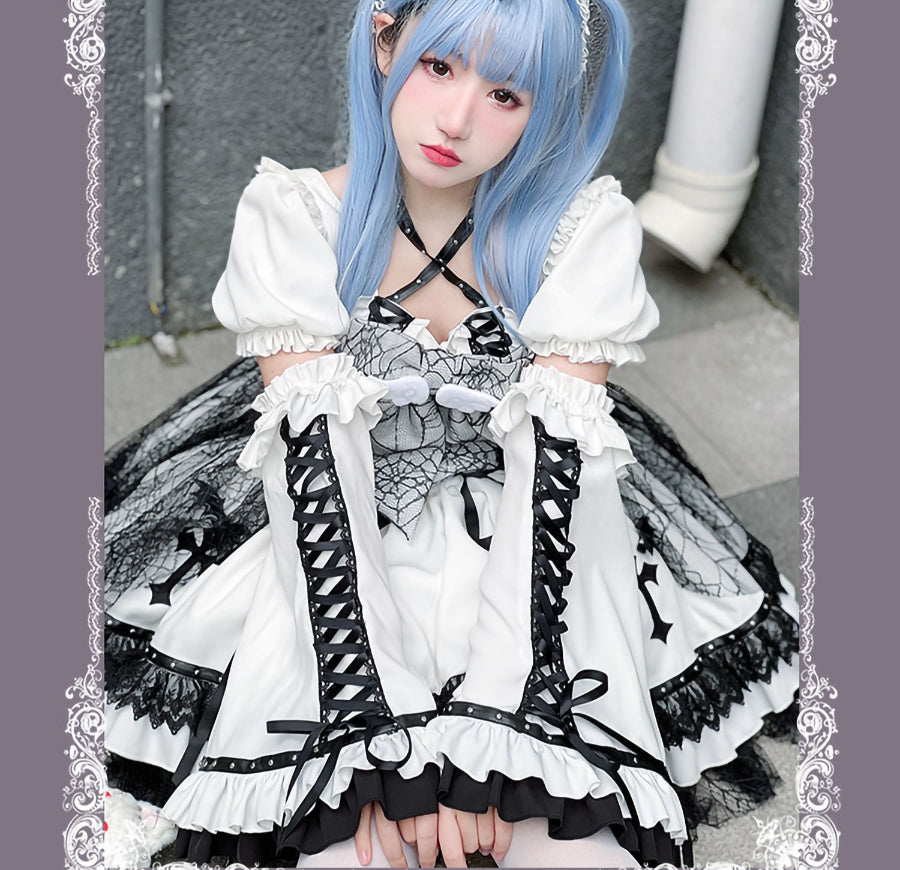 Original Dark Devil Lolita Princess Dress Sets