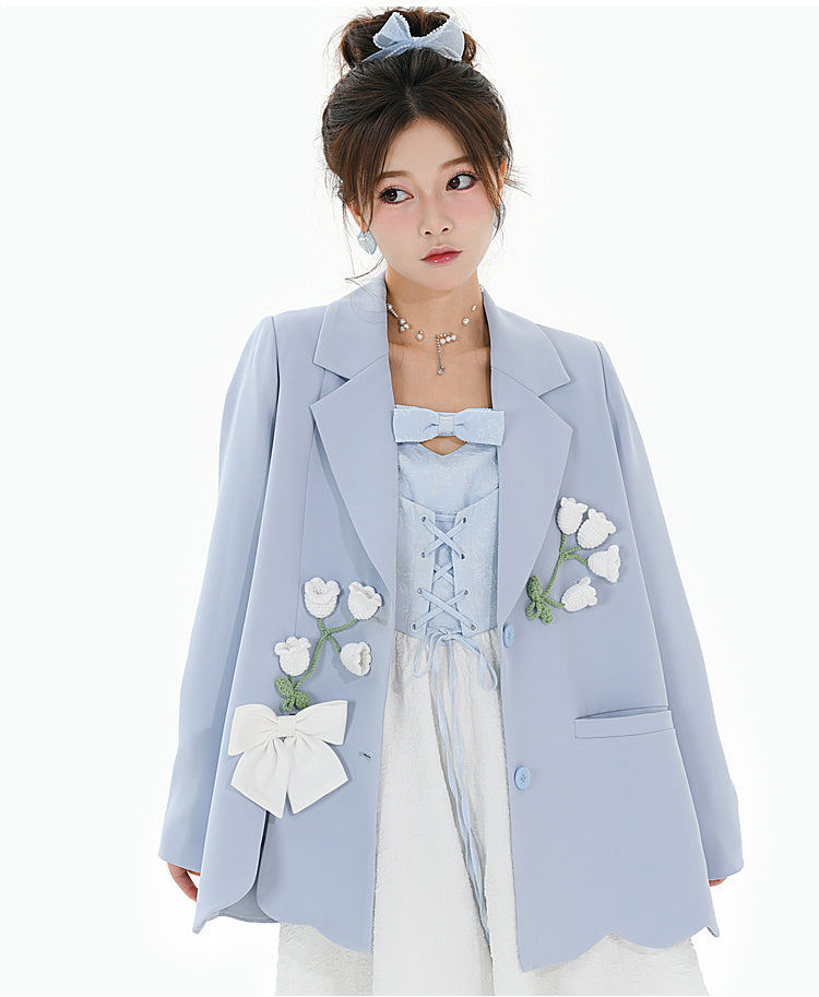 Autumn Sweet Campanula Suit Coat S22382