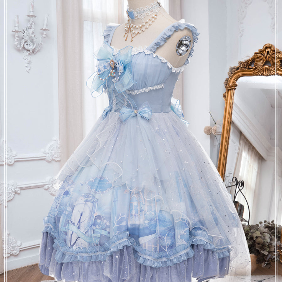 Sweet Lolita Princess Long-medium Jumper Skirt Sets