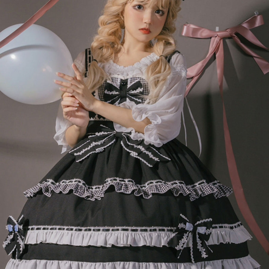 Daily Lovely and Cool Lolita Jumper Skirt