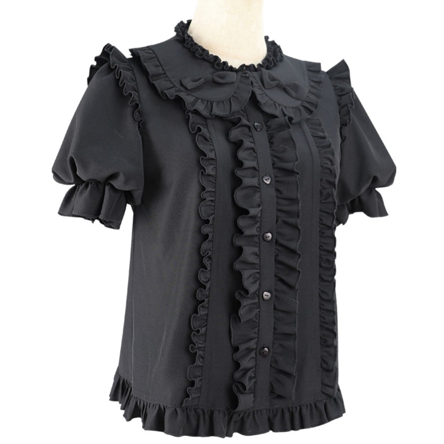 Summer Elegant Lolita Short-sleeved Shirt