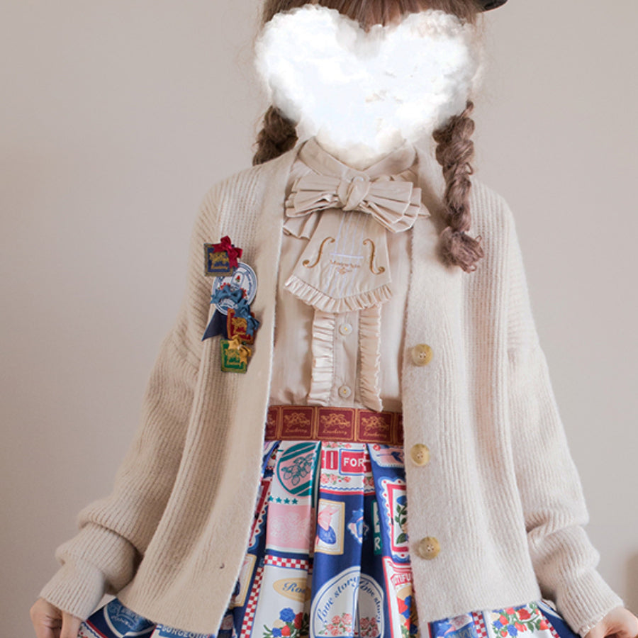 Autumn Winter Vintage Daily Lolita Sweater Coat