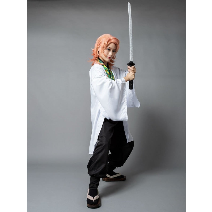 Demon Slayer: Kimetsu No Yaiba Sabito And Makomo Cosplay Costume Mp005379 Costumes