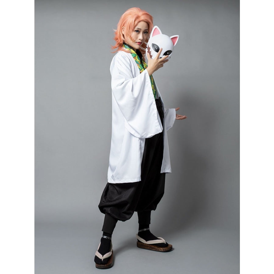 Demon Slayer: Kimetsu No Yaiba Sabito And Makomo Cosplay Costume Mp005379 Costumes