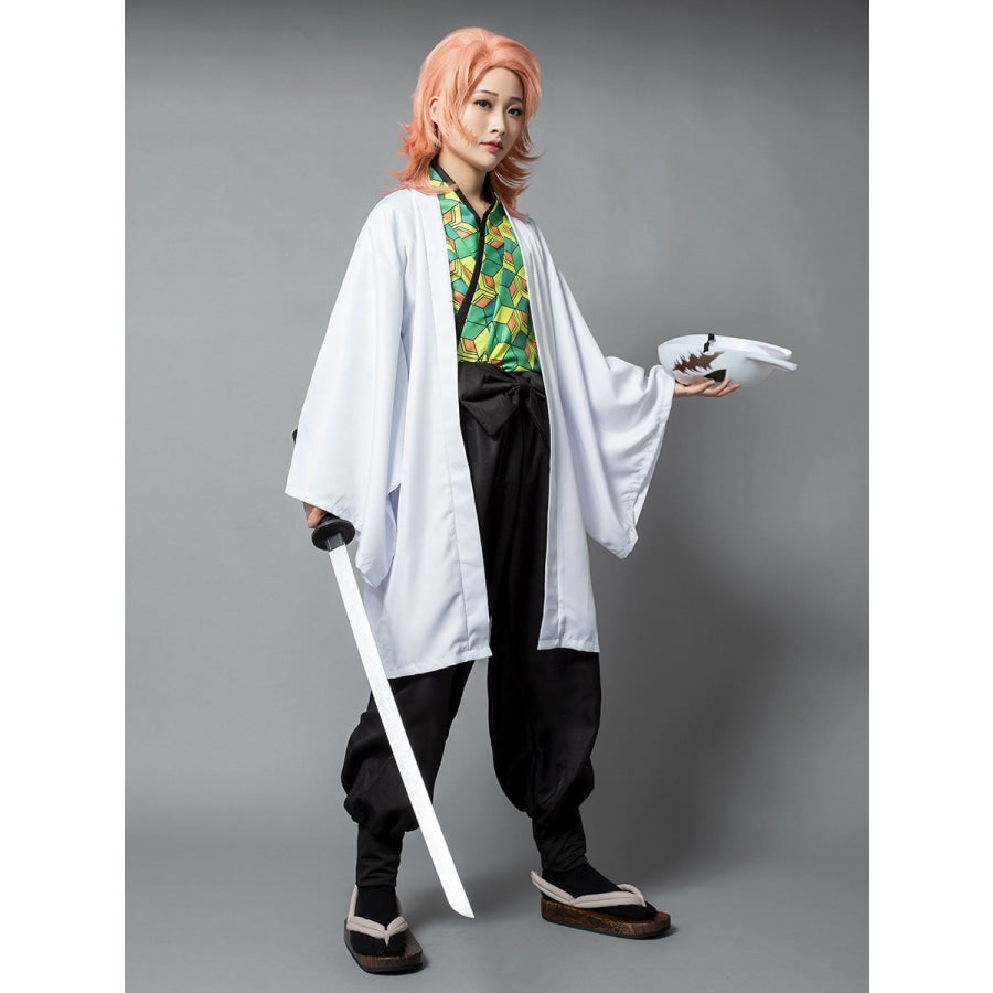 Demon Slayer: Kimetsu No Yaiba Sabito And Makomo Cosplay Costume Mp005379 Costumes