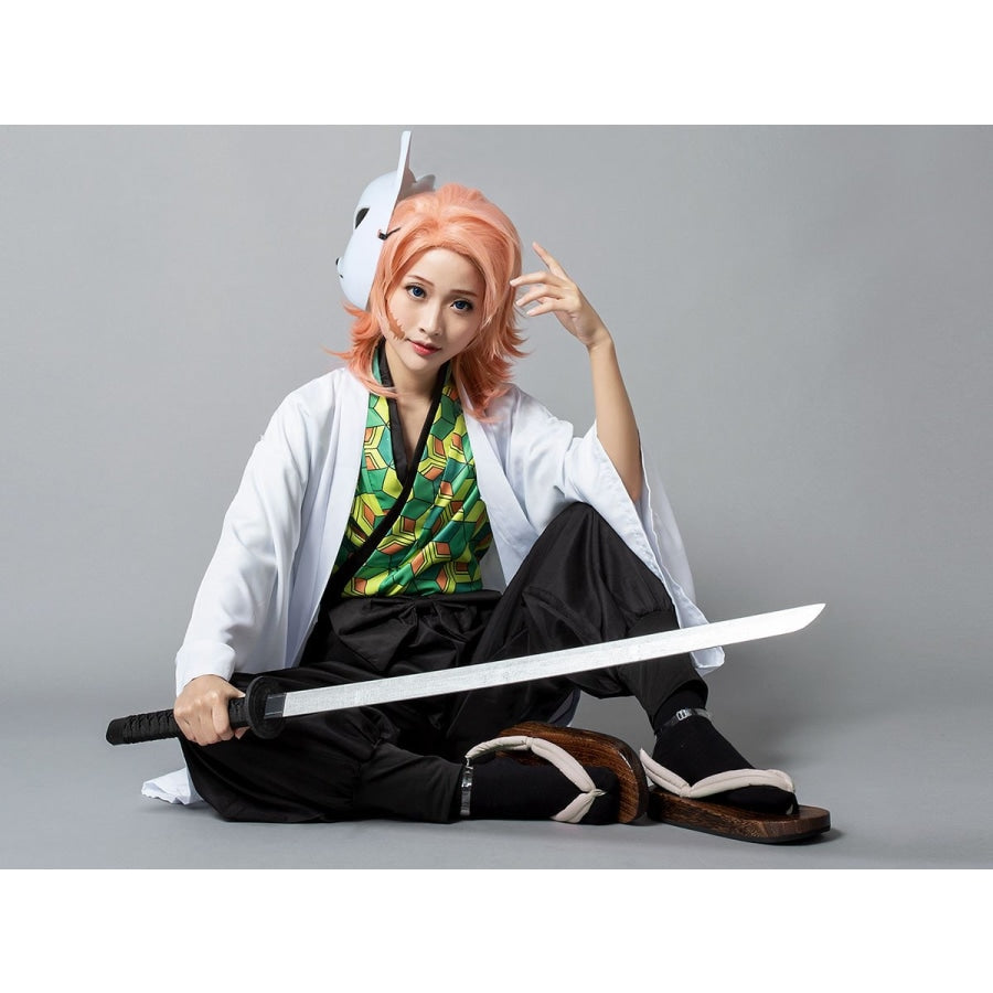 Demon Slayer: Kimetsu No Yaiba Sabito And Makomo Cosplay Costume Mp005379 Costumes