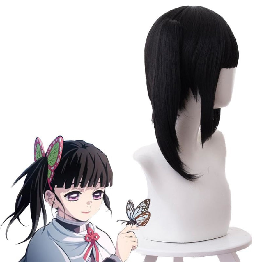 cosfun Demon Slayer Kimetsu no Yaiba Kanawo Cosplay Wig Butterfly