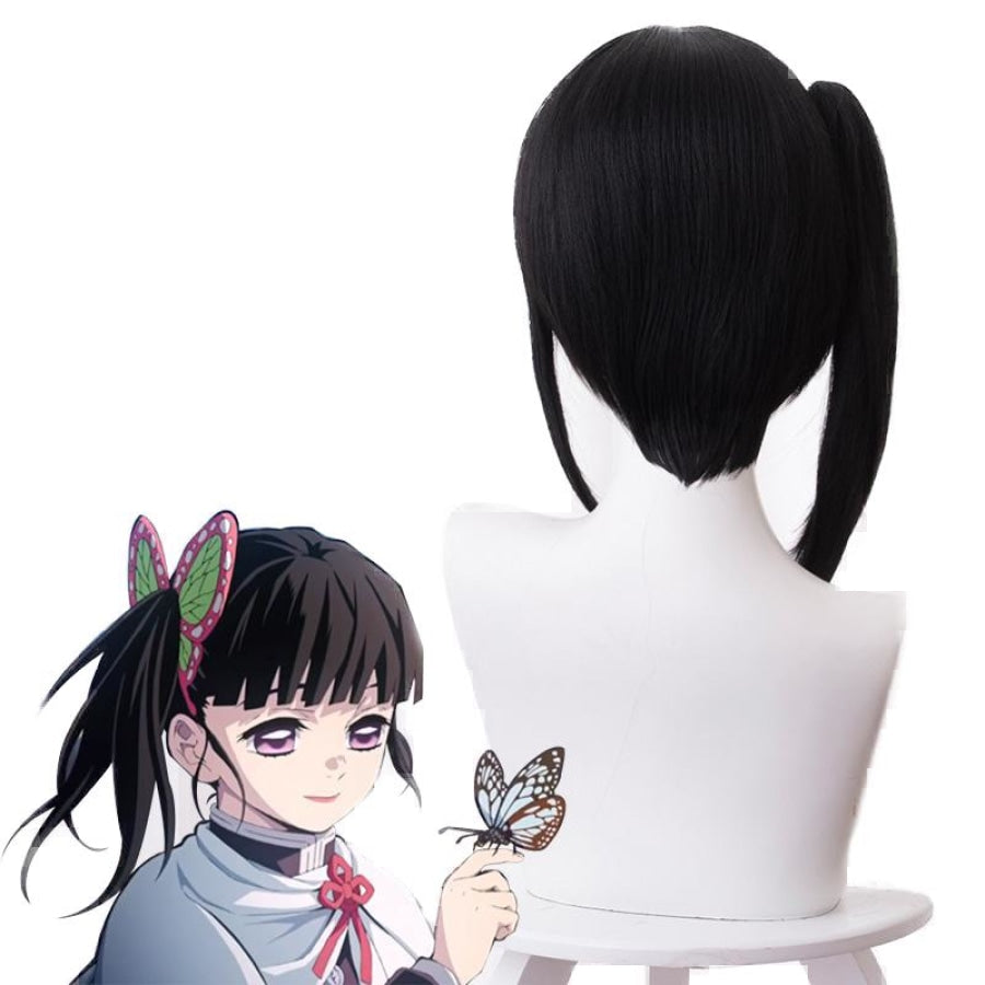 cosfun Demon Slayer Kimetsu no Yaiba Kanawo Cosplay Wig Butterfly