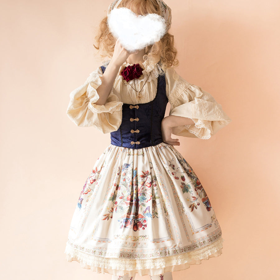 Bavaria Style Elegant Lolita Short Skirt