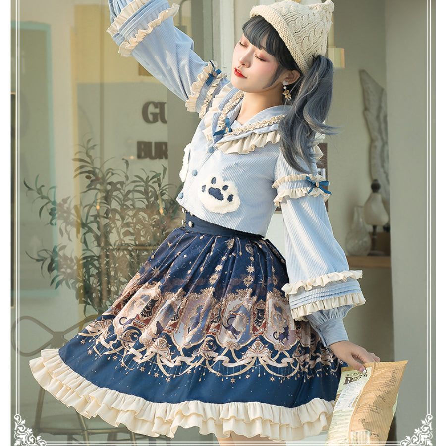 Vintage Elegant Lolita A-line Skirt Sets