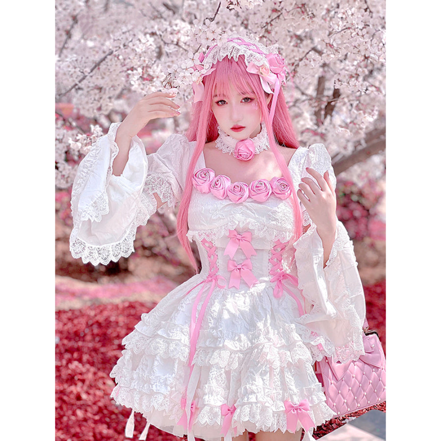 Original Fairy Sweet Lolita Short-sleeved Dress Sets