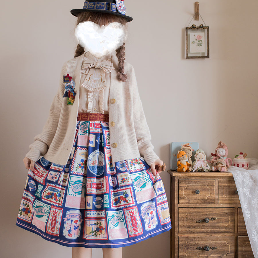 American Style Vintage Daily Lolita Skirt