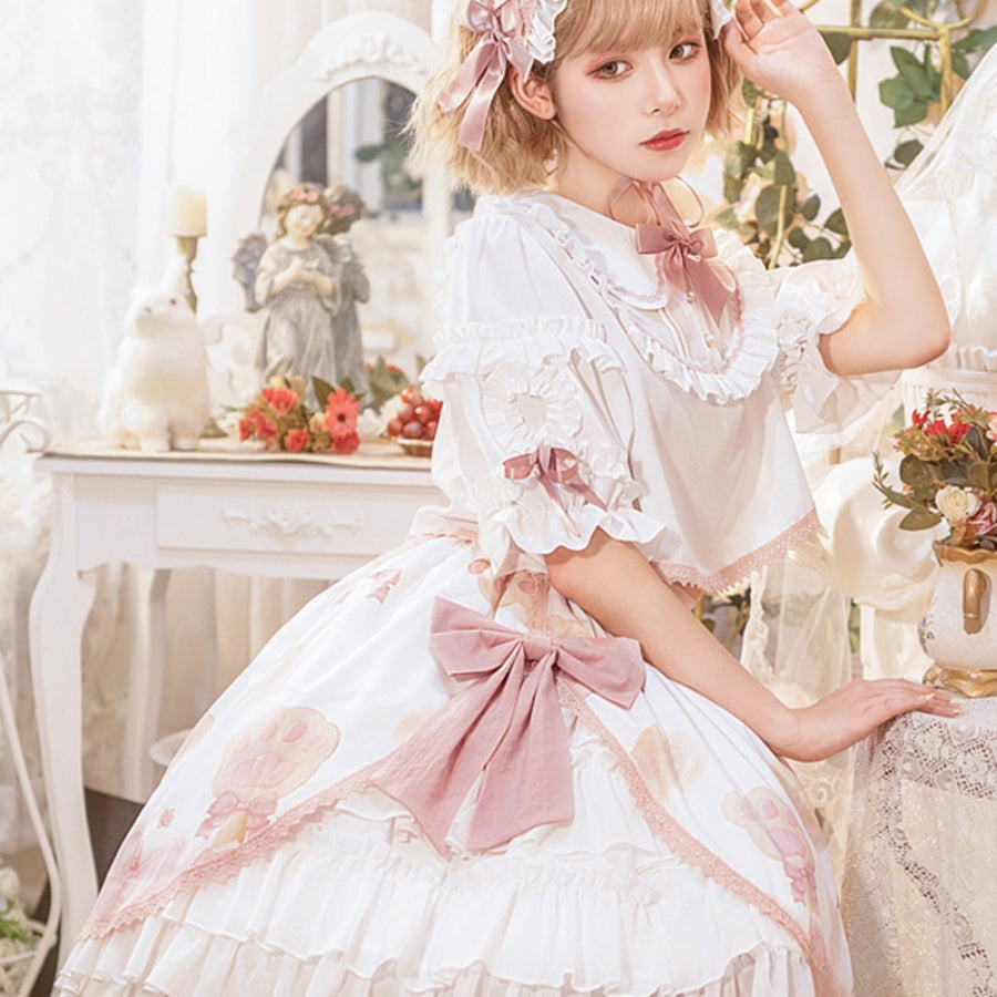 Summer Daily Lovely Lolita Short Skirt Sets