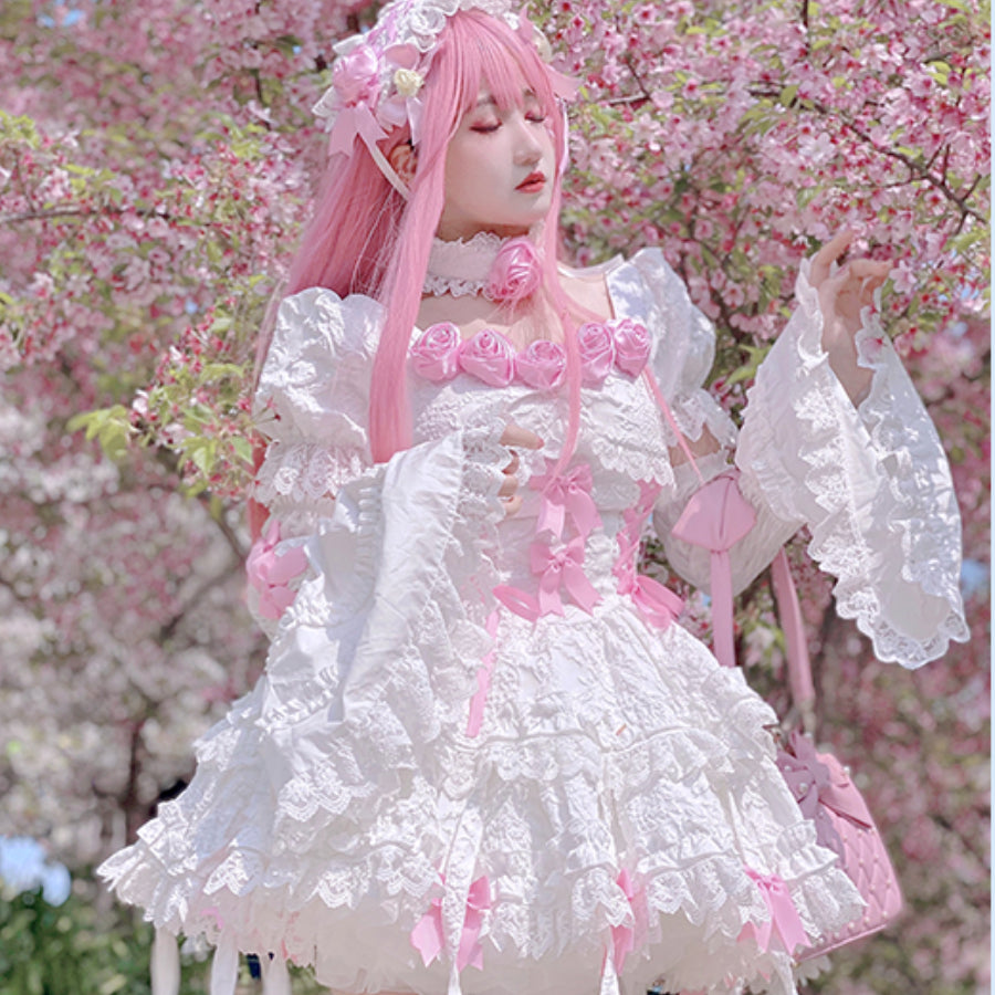 Original Fairy Sweet Lolita Short-sleeved Dress Sets