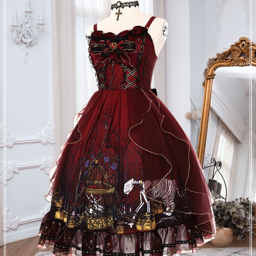 Vintage Elegant Gothic Lolita Slip Dress