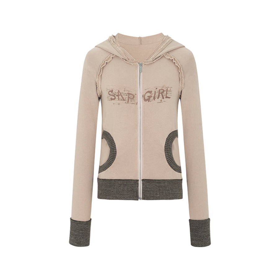 Spring Vintage Spice Girls Lolita Zipper Sports Hoodie Sets