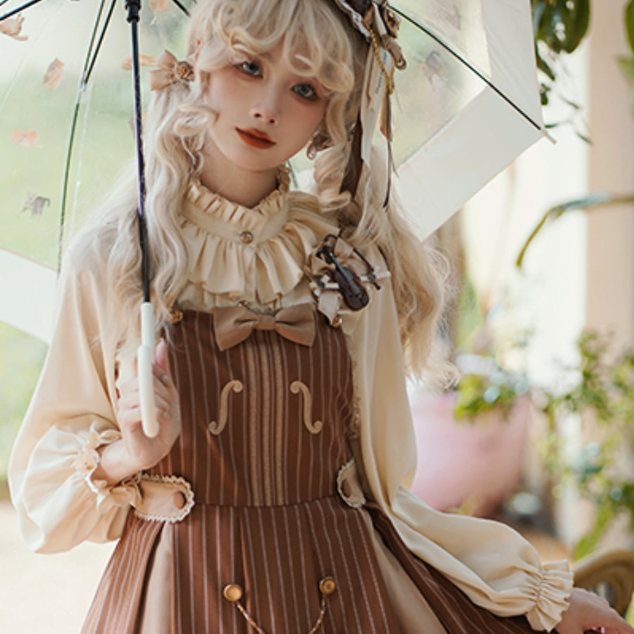 Daily Long-sleeved Lolita Shirt S22520