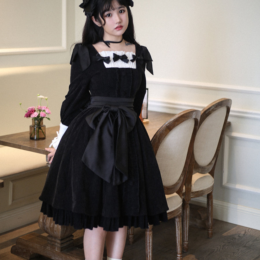 Lovely Elegant Lolita Large Size Slim Dress