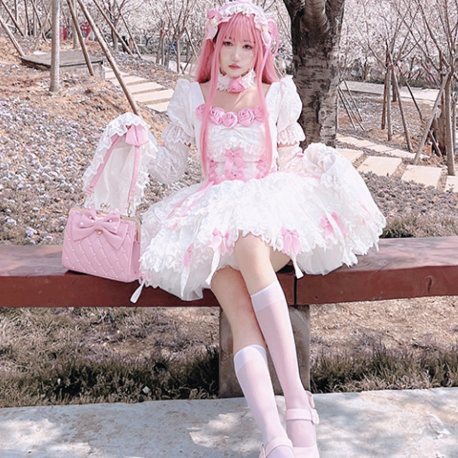 Original Fairy Sweet Lolita Short-sleeved Dress Sets